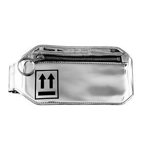 Off-White c/o Virgil Abloh Leg Pouch/Belt Bag Silver Chrome Metallic Arrow Logo